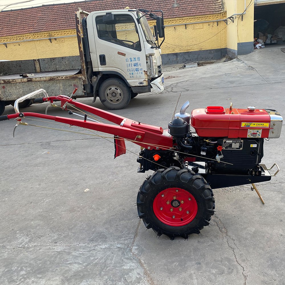 10hp 12hp 16hp diesel Engine Power Tiller Motocultor Cultivator Two Wheel Walking Tractor Walk Behind Tractor