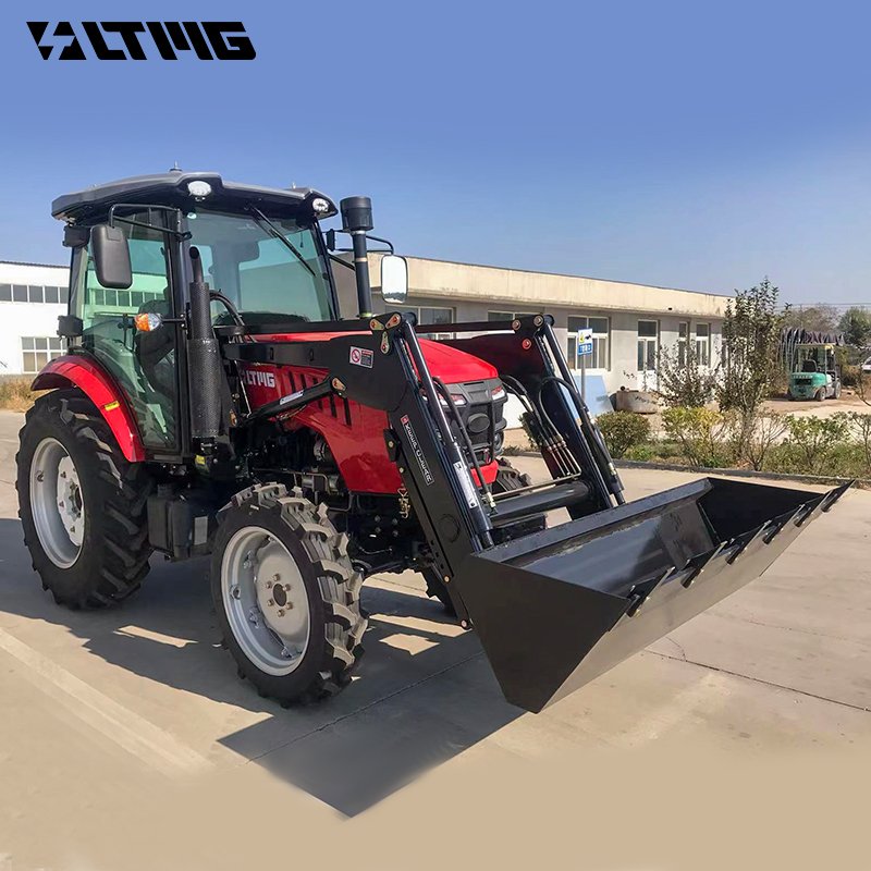 LTMG New Brand High Quality Tractors Price 90 HP Agricultural Machinery Farm Tractor with Front Loader for Hot Sale