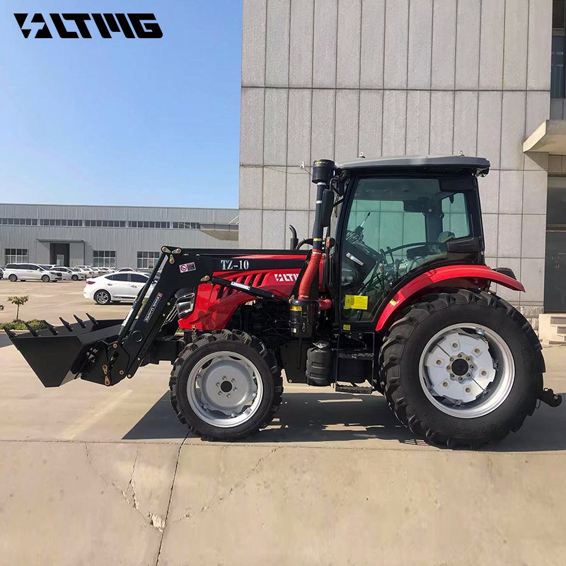 LTMG New Brand High Quality Tractors Price 90 HP Agricultural Machinery Farm Tractor with Front Loader for Hot Sale