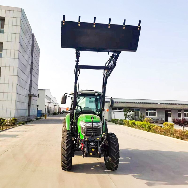 LTMG Hot Sale Farm Tractor 50HP 60HP 70HP Chinese Engine 4WD Wheel Agricultural Machine Tractor With Enclosed Cabin
