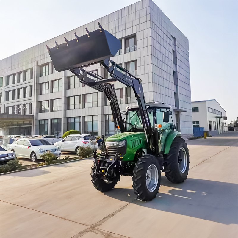 LTMG Hot Sale Farm Tractor 50HP 60HP 70HP Chinese Engine 4WD Wheel Agricultural Machine Tractor With Enclosed Cabin