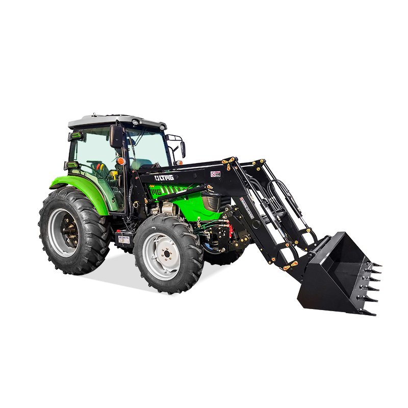 LTMG Hot Sale Farm Tractor 50HP 60HP 70HP Chinese Engine 4WD Wheel Agricultural Machine Tractor With Enclosed Cabin