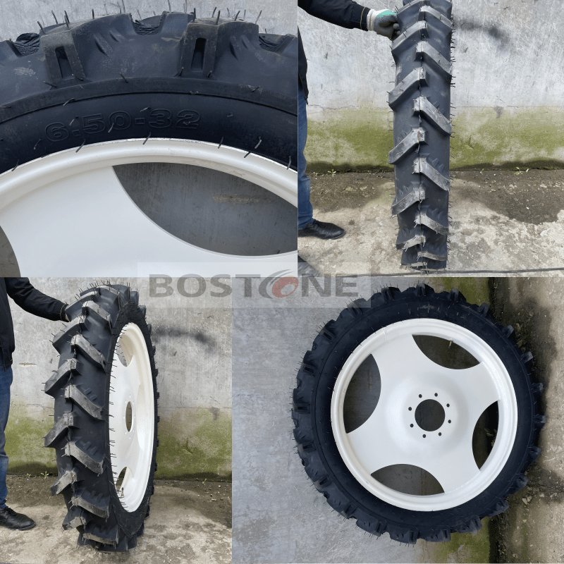 China Wholesales Iron Wheels Sprayer Tractor Height Tyres 6.50-32 5.00-36 7.50-39 Attached with Inner Tube