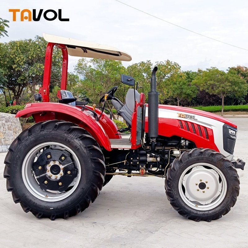 Cheap Chinese Tractor Tavol Tractor 80hp 90hp 100hp 110hp Farm Cab Agriculture Equipment