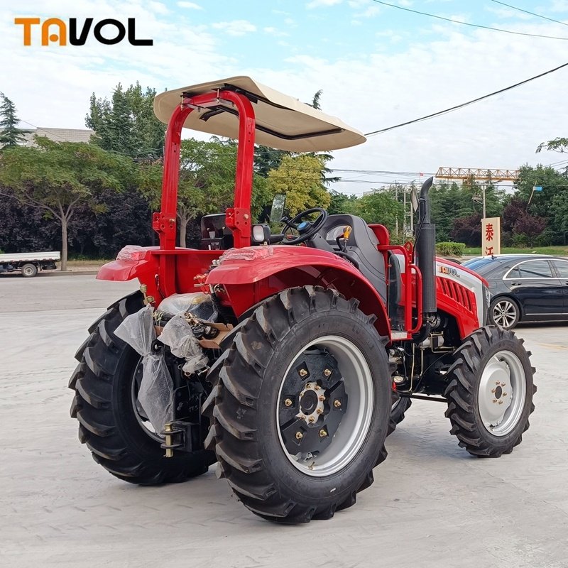 Cheap Chinese Tractor Tavol Tractor 80hp 90hp 100hp 110hp Farm Cab Agriculture Equipment