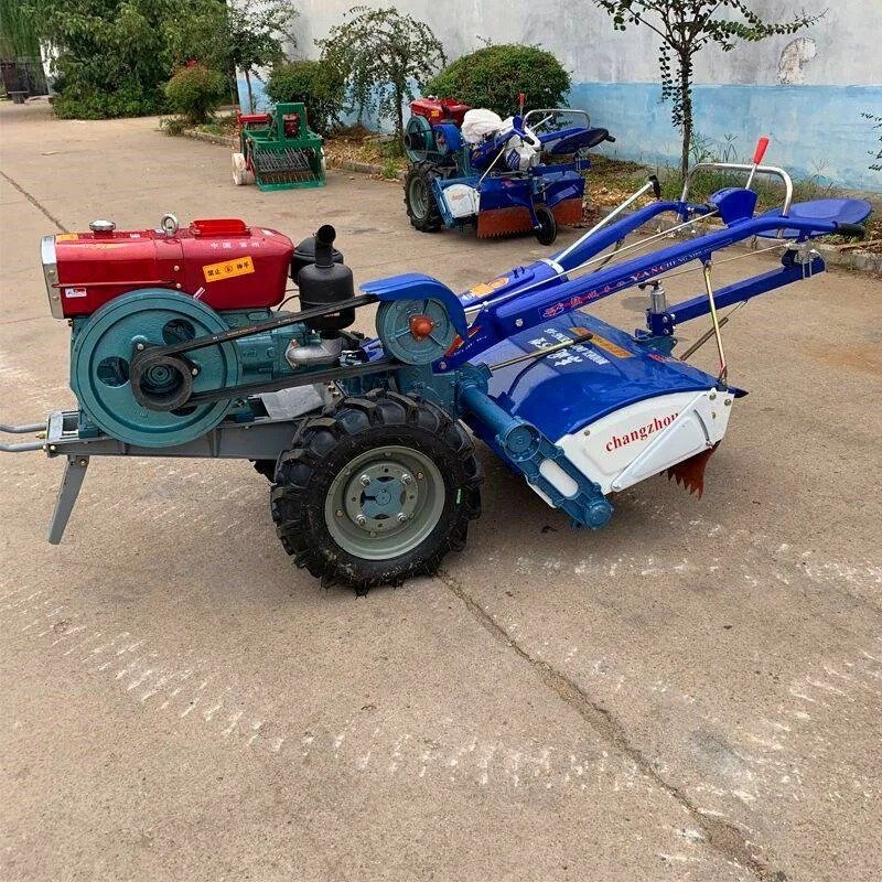 Hot Sale 2WD Mini Agricultural Equipment Diesel Engine Components Farm Walking Tractor New Plow for Sale