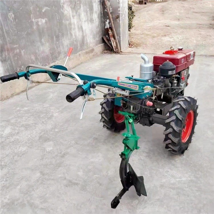 Hot Sale 2WD Mini Agricultural Equipment Diesel Engine Components Farm Walking Tractor New Plow for Sale