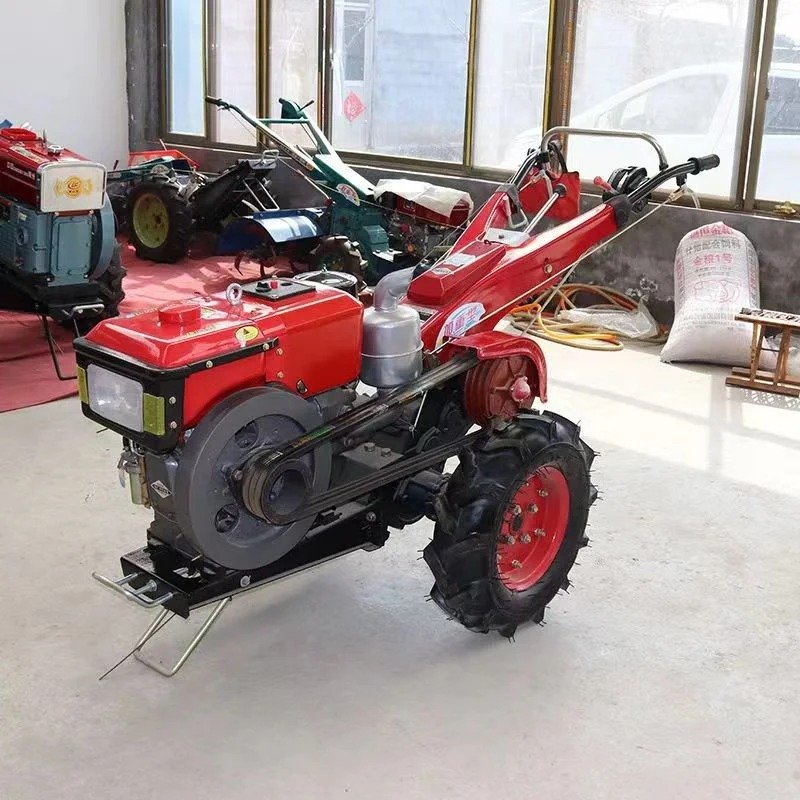 Hot Sale 2WD Mini Agricultural Equipment Diesel Engine Components Farm Walking Tractor New Plow for Sale