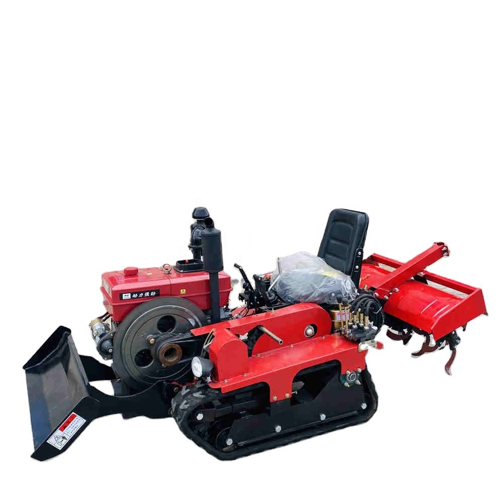 Chinese Buy One Get One Free 25hp Mini Tractor Rotary Crawler Wheel Small with Dozer Excavator for Agricultural
