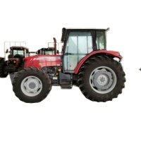 Massey Used Farm Tractor with Cab 4WD Ferguson 110 HP MF1104 with Big Tires Strong Engine Good Condition