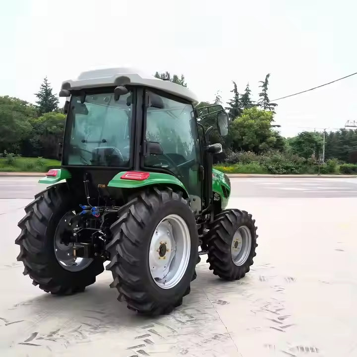 China Tractor Brands Tavol Mini YTO 4 Cylinder diesel Engine 704 70hp Small Garden Tractor with Radial Tires