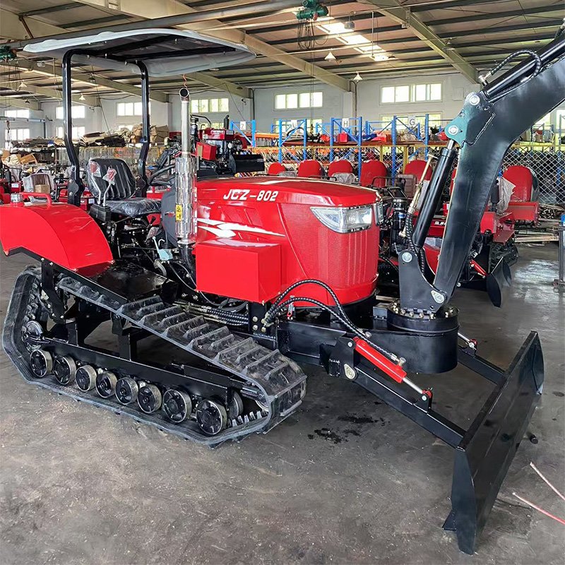 Chinese Mini Crawler Tractor Mini 80HP 100HP 140HP Cultivators Mini Tiller Rotary Wheel Tractor for Sale