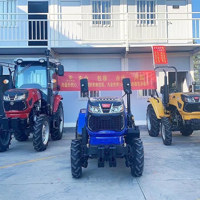 Tavol Agriculture Greenhouse Orchard Wheel Tractor With Anti-rolling Frame 4*4 50HP 4 WD Mini Tractor