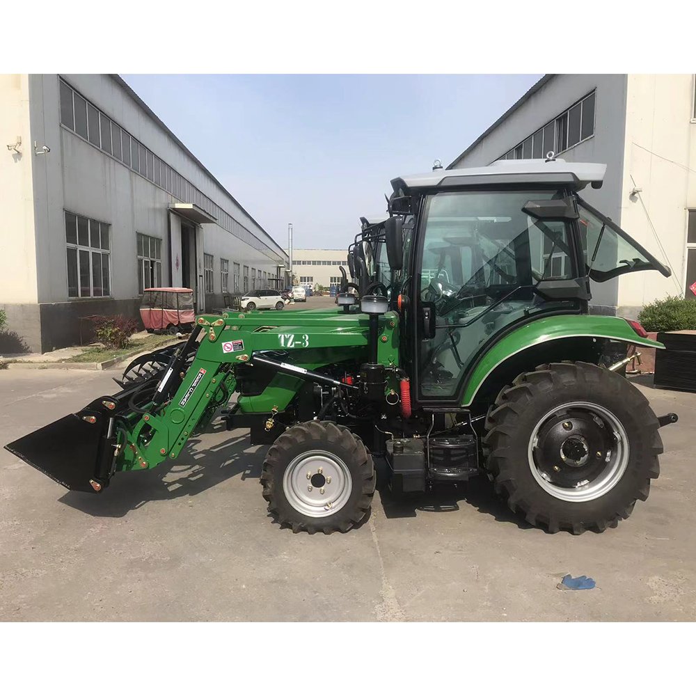 Qilu QL504G Multifunctional 4WD Farm Tractor Cabin Diesel MTZ-80 Box New 440 MM Competitive Agriculture Tractor Prices