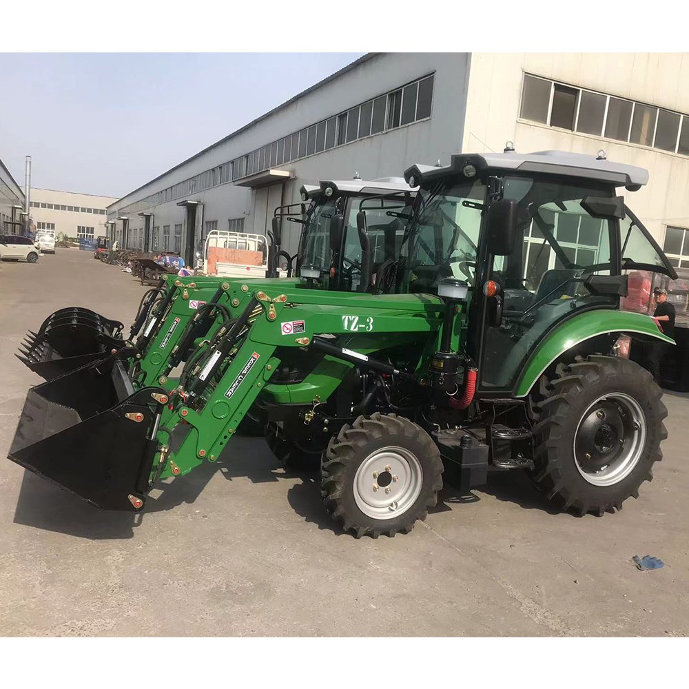 Qilu QL504G Multifunctional 4WD Farm Tractor Cabin Diesel MTZ-80 Box New 440 MM Competitive Agriculture Tractor Prices