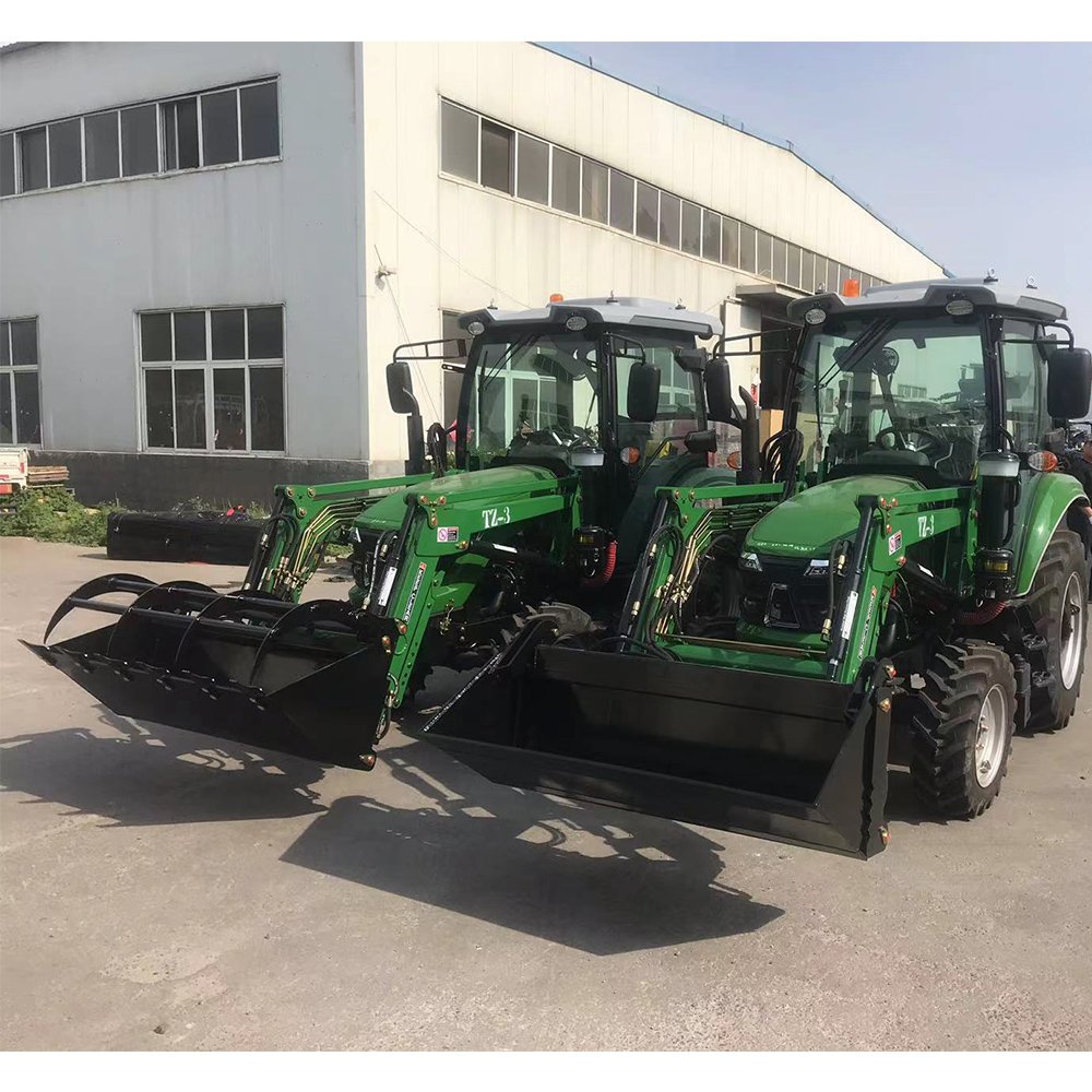 Qilu QL504G Multifunctional 4WD Farm Tractor Cabin Diesel MTZ-80 Box New 440 MM Competitive Agriculture Tractor Prices