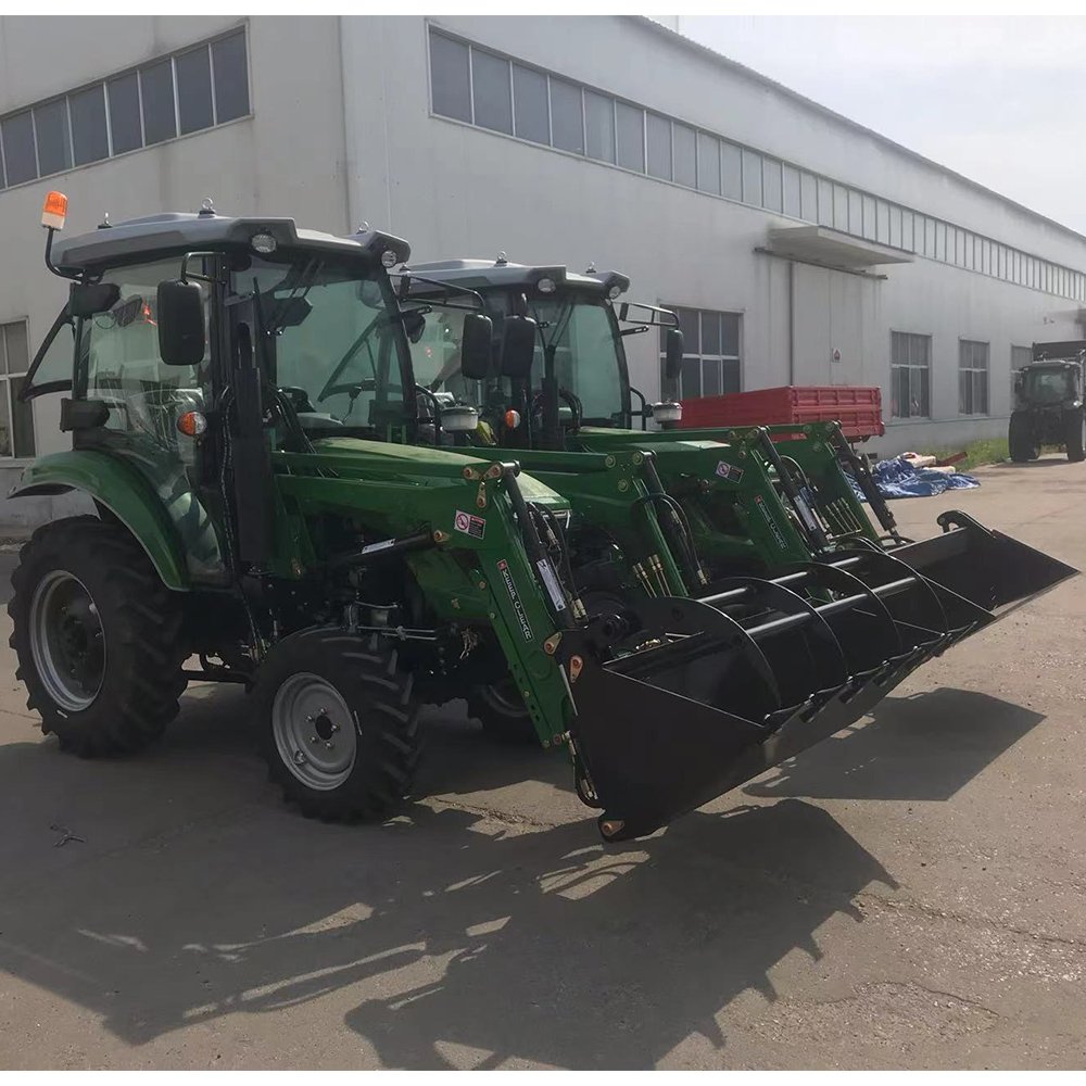 Qilu QL504G Multifunctional 4WD Farm Tractor Cabin Diesel MTZ-80 Box New 440 MM Competitive Agriculture Tractor Prices