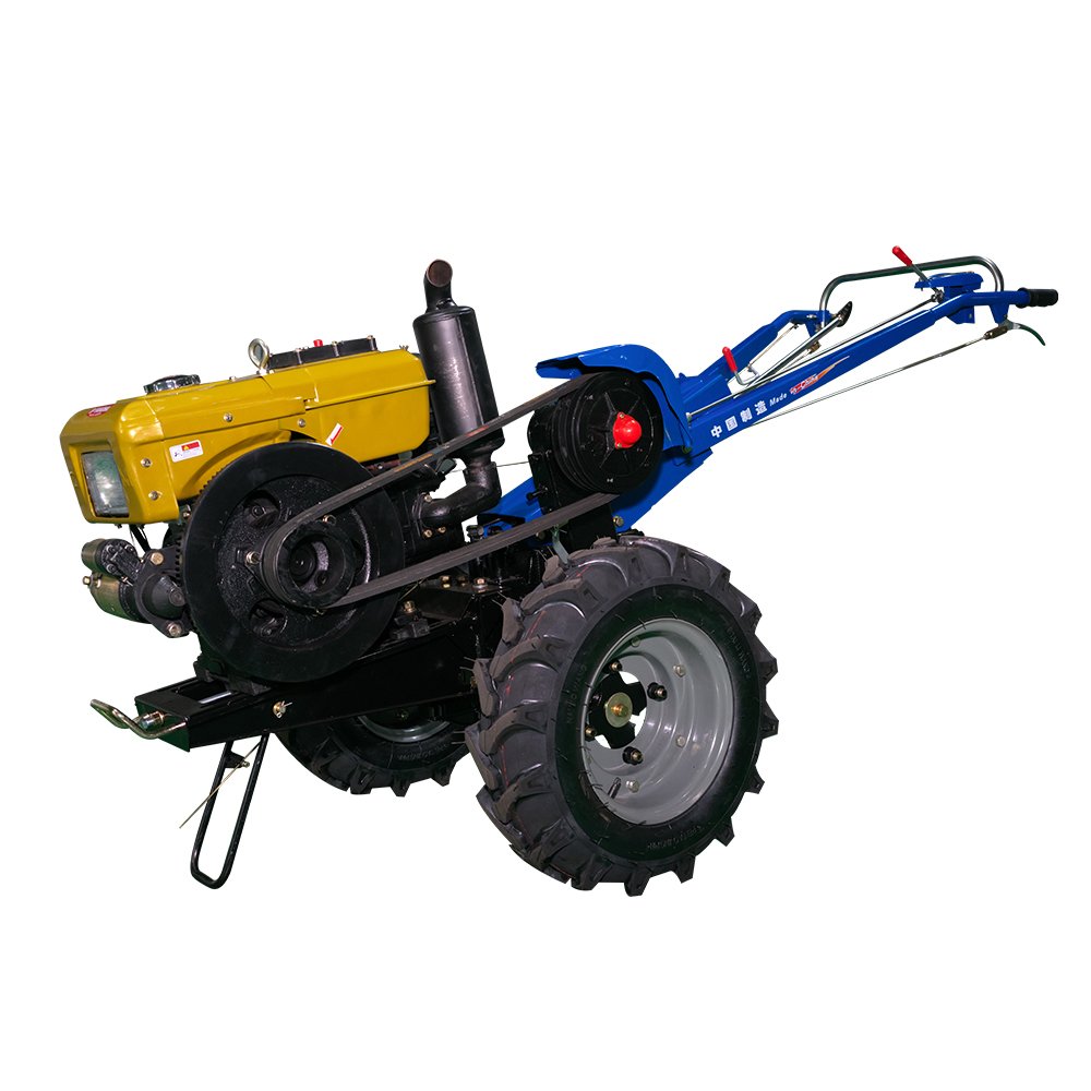 New Two Wheel Drive Walking Farm Tractor Low Price Multifunctional Double Price Clutch Hand Walking Tractor