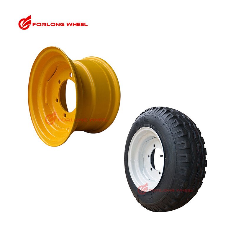 FORLONG Profession Design Tractor Tires 10.0/75-15.3 Good Quality Steel Rims Agricultural Wheels