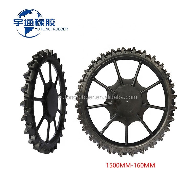 YT Factory Supply Kubota Tractor Wheels 1500*160mm Tractor Steel Wheels Rice Trans Planter Sprayer Agriculture Solid Iron Wheel