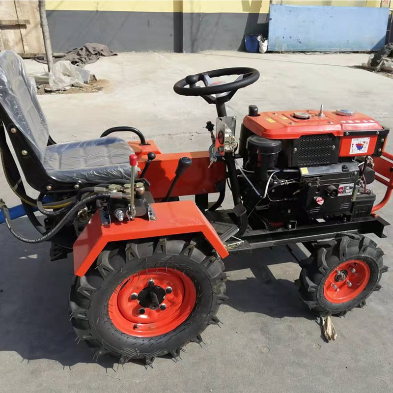 12hp 15hp 18hp Mini Tractor Power Tiller Four Wheel Tractor with Cultivator
