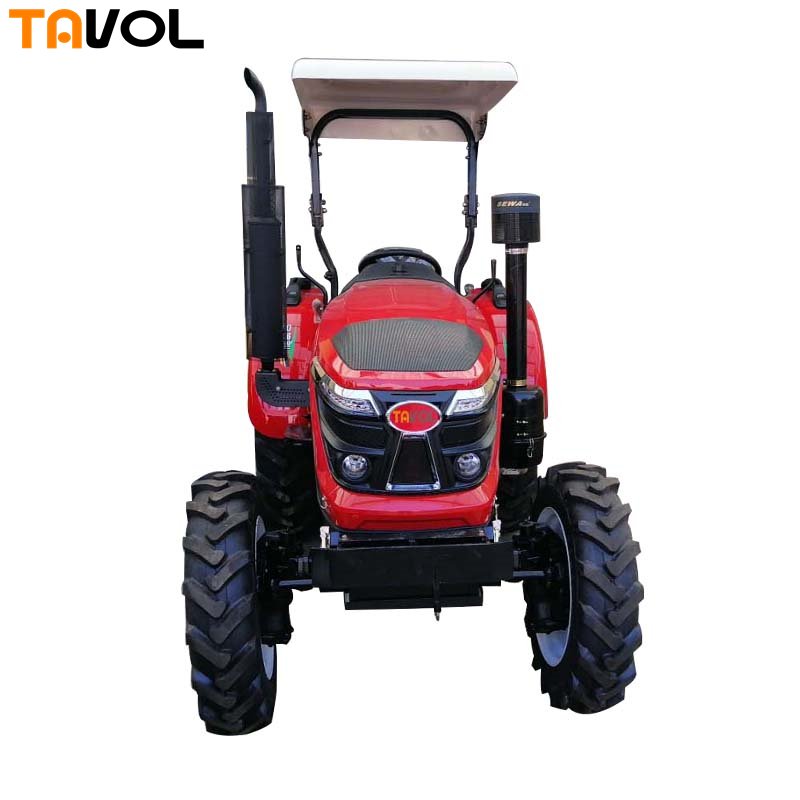 4wd 8+8 Shift Agricultural Machine Sunshade Model 60hp Small Farm Tractor for Sale