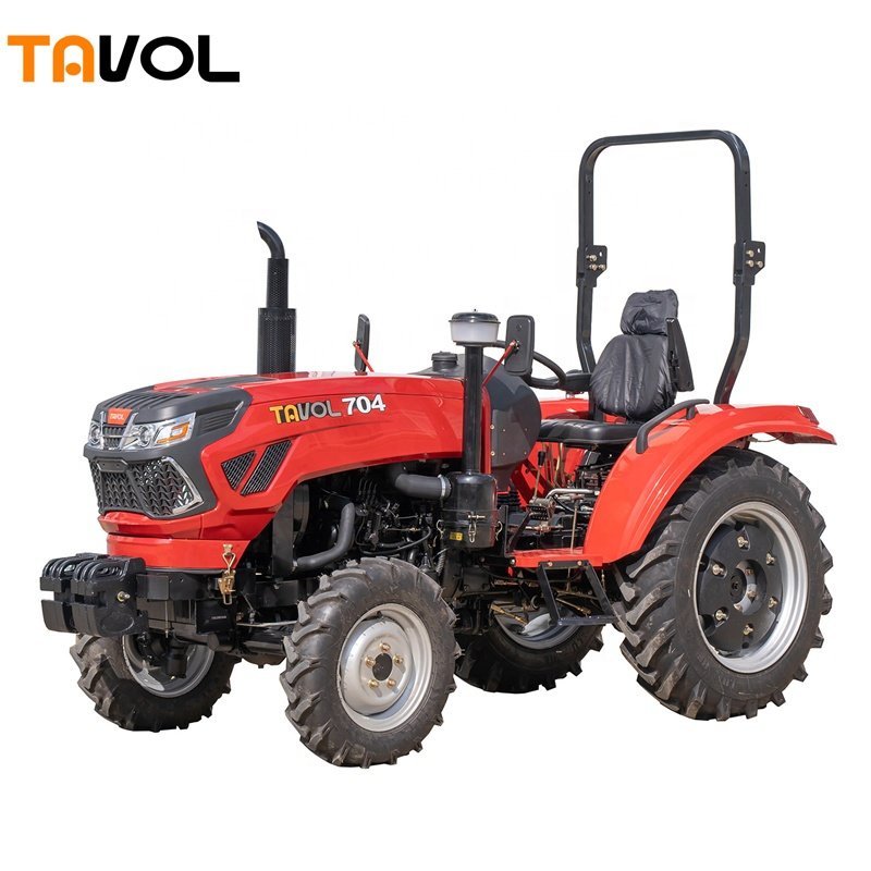 4wd 8+8 Shift Agricultural Machine Sunshade Model 60hp Small Farm Tractor for Sale