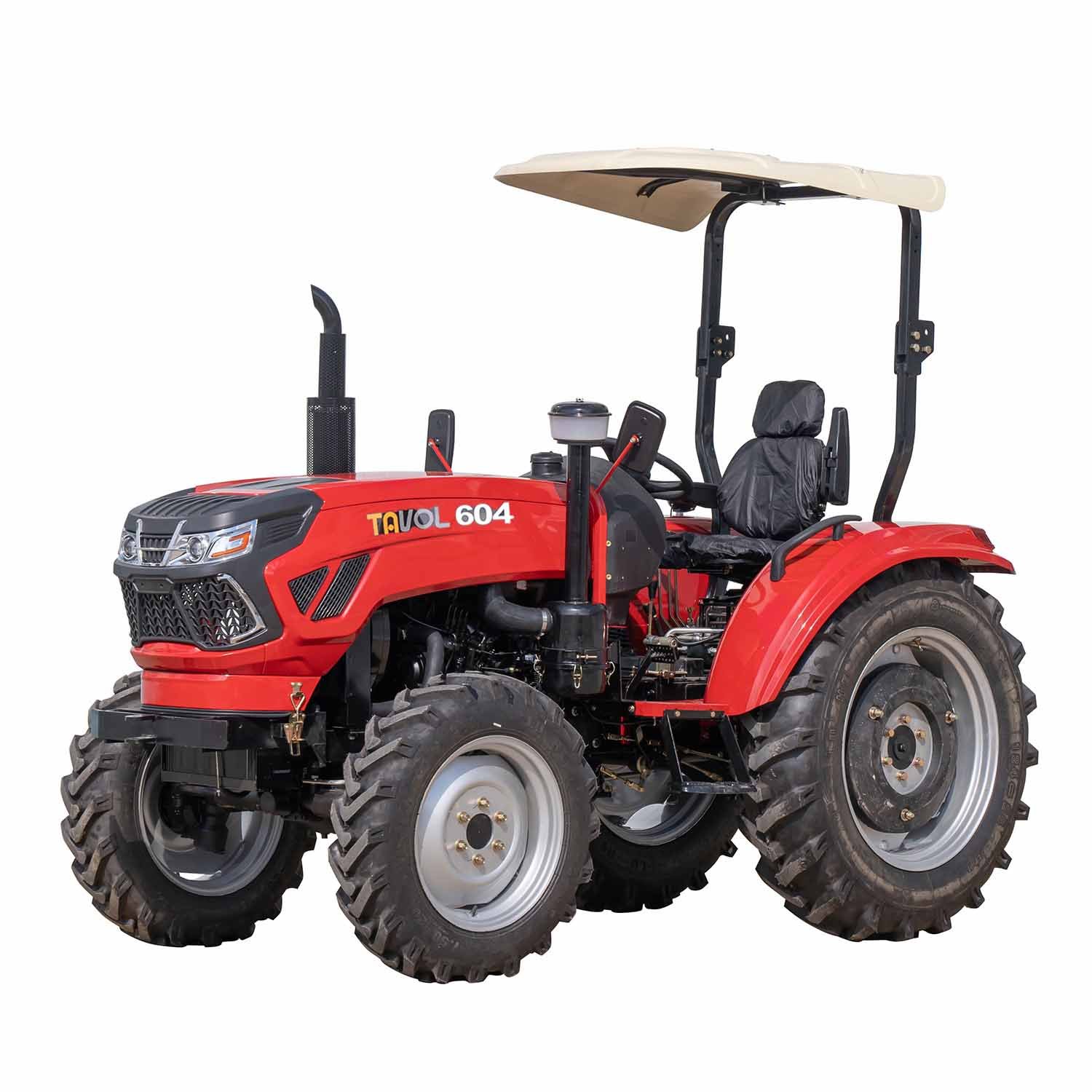 4wd 8+8 Shift Agricultural Machine Sunshade Model 60hp Small Farm Tractor for Sale