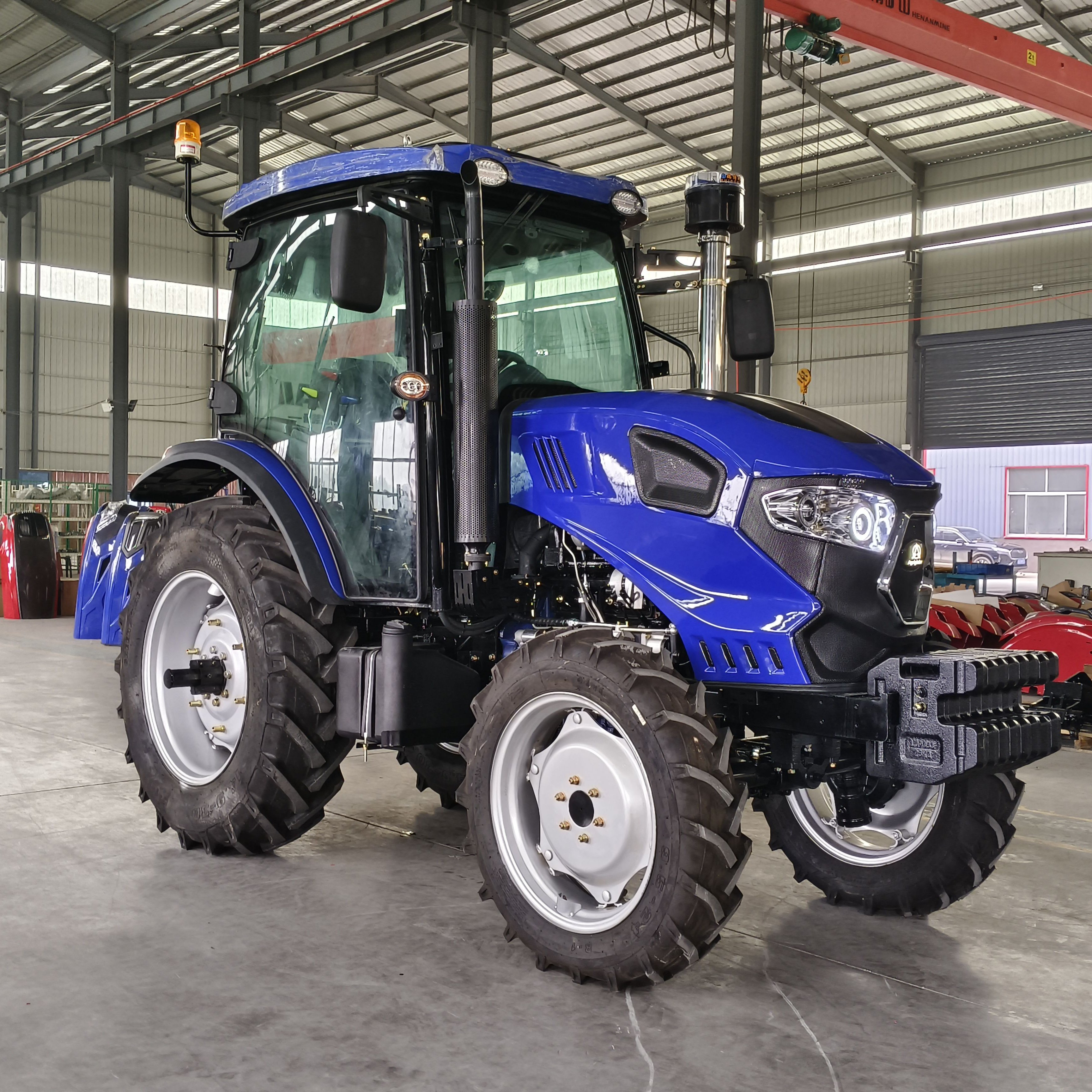 Factory Direct Price 70HP 80HP 90HP 100HP Tractor Four Wheel Drive Agricultural Machinery with Cab