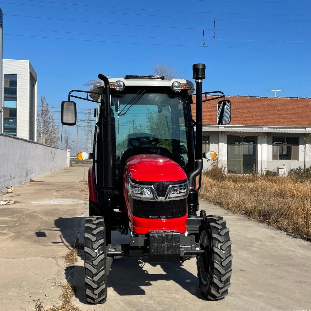 High Quality 50 HP Multifunctional Automatic Agricultural Wheel Tractor 4WD Engine Core Components Including Motor Pump