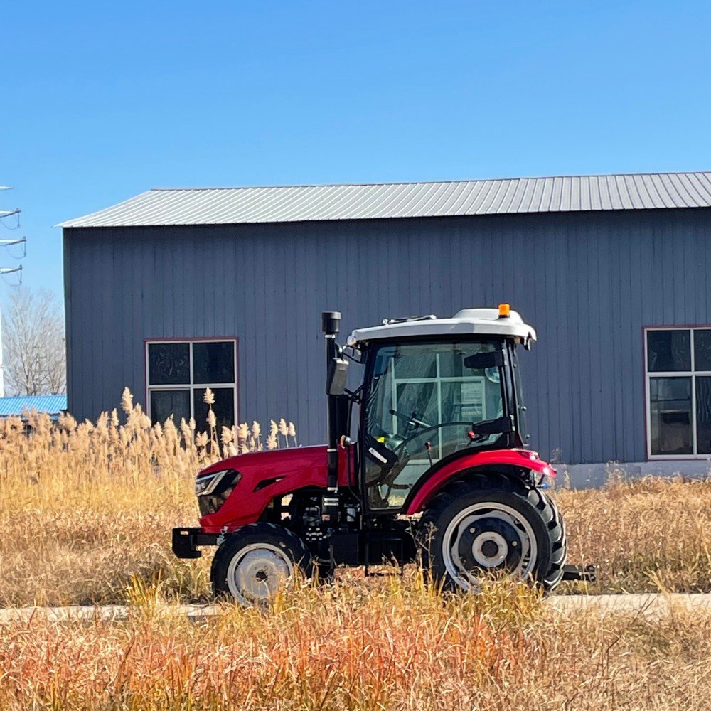 High Quality 50 HP Multifunctional Automatic Agricultural Wheel Tractor 4WD Engine Core Components Including Motor Pump