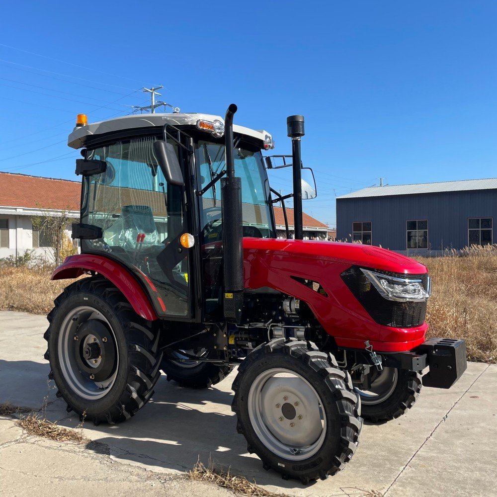 High Quality 50 HP Multifunctional Automatic Agricultural Wheel Tractor 4WD Engine Core Components Including Motor Pump