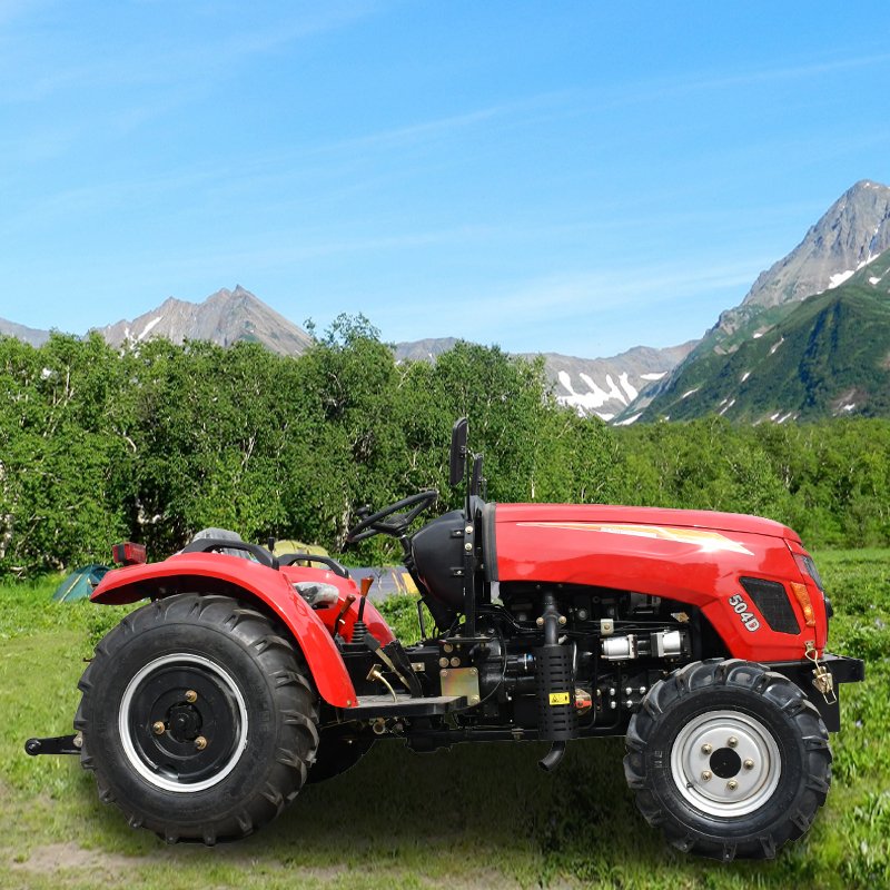 Agricultural 4 Wheel Trator Small Mini 4x4 Compact Tracteur Agricole Farm 50hp 4wd Tractor Agricol