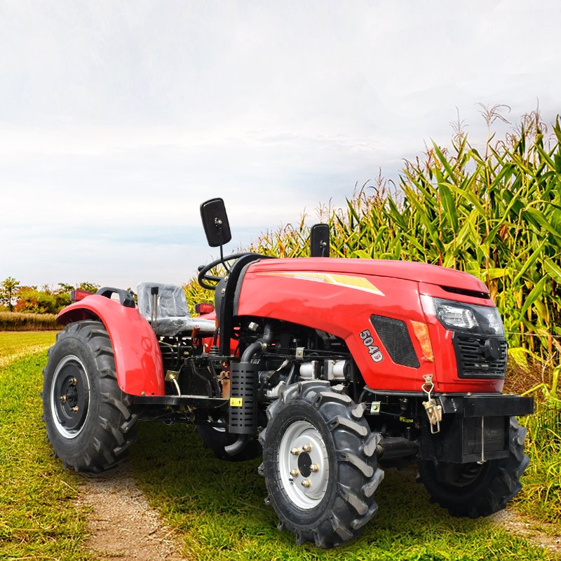 Agricultural 4 Wheel Trator Small Mini 4x4 Compact Tracteur Agricole Farm 50hp 4wd Tractor Agricol