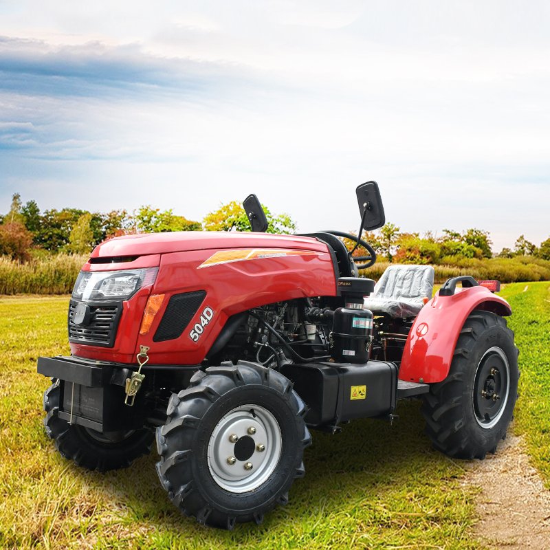 Agricultural 4 Wheel Trator Small Mini 4x4 Compact Tracteur Agricole Farm 50hp 4wd Tractor Agricol