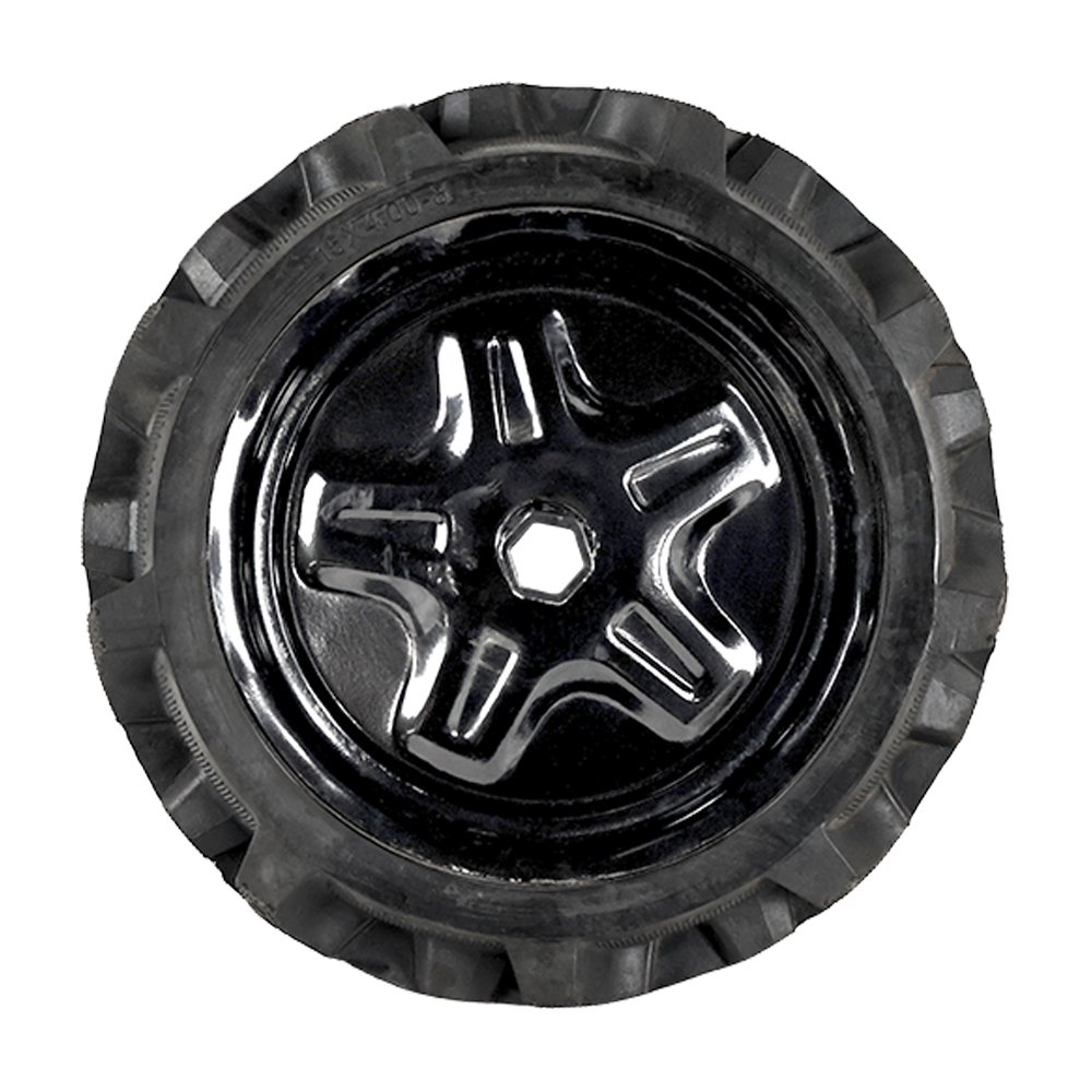 Agricultrure Electric Power Construction Commonly Used Flat Free Tire Pu Foam Wheel 4.00-8 Mini Tiller Farm Agricultural Tractor