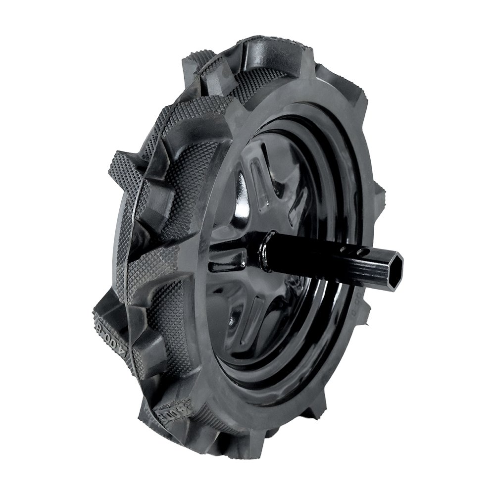 Agricultrure Electric Power Construction Commonly Used Flat Free Tire Pu Foam Wheel 4.00-8 Mini Tiller Farm Agricultural Tractor