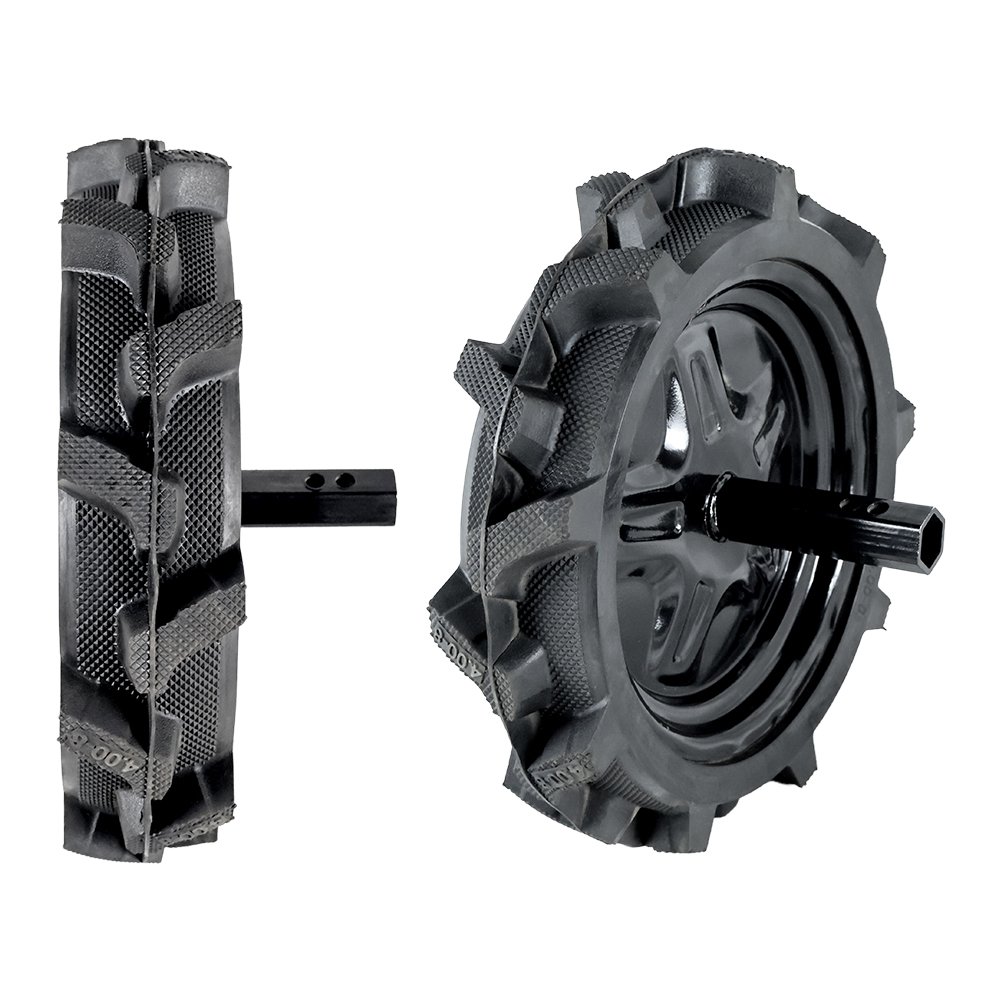 Agricultrure Electric Power Construction Commonly Used Flat Free Tire Pu Foam Wheel 4.00-8 Mini Tiller Farm Agricultural Tractor