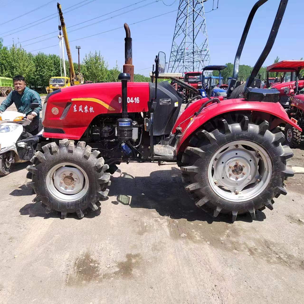 Used Tractors Dongfeng DF504 50hp 4WD Wheel Farm Orchard Compact Tractor Agricultural Machinery Massey Ferguson Tractor