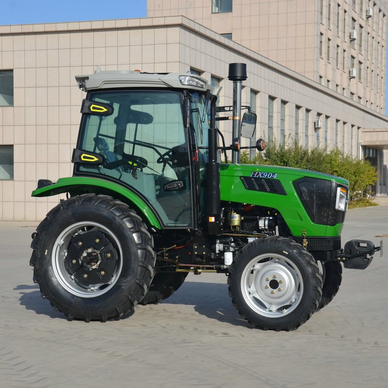 Four Wheel Drive Paddy Field Rotary Tiller, Huaxia 704 Tractor, 90 Horsepower Four Wheel Tiller