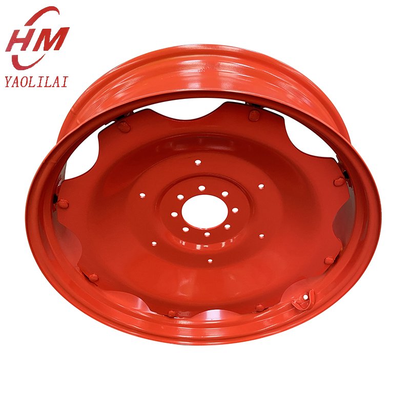 W10x38 Agriculture Equipment Kubota Front Rear Farm Tractor Wheels and Hub Tires With Rims Lug for Adjustment for 11.2-38