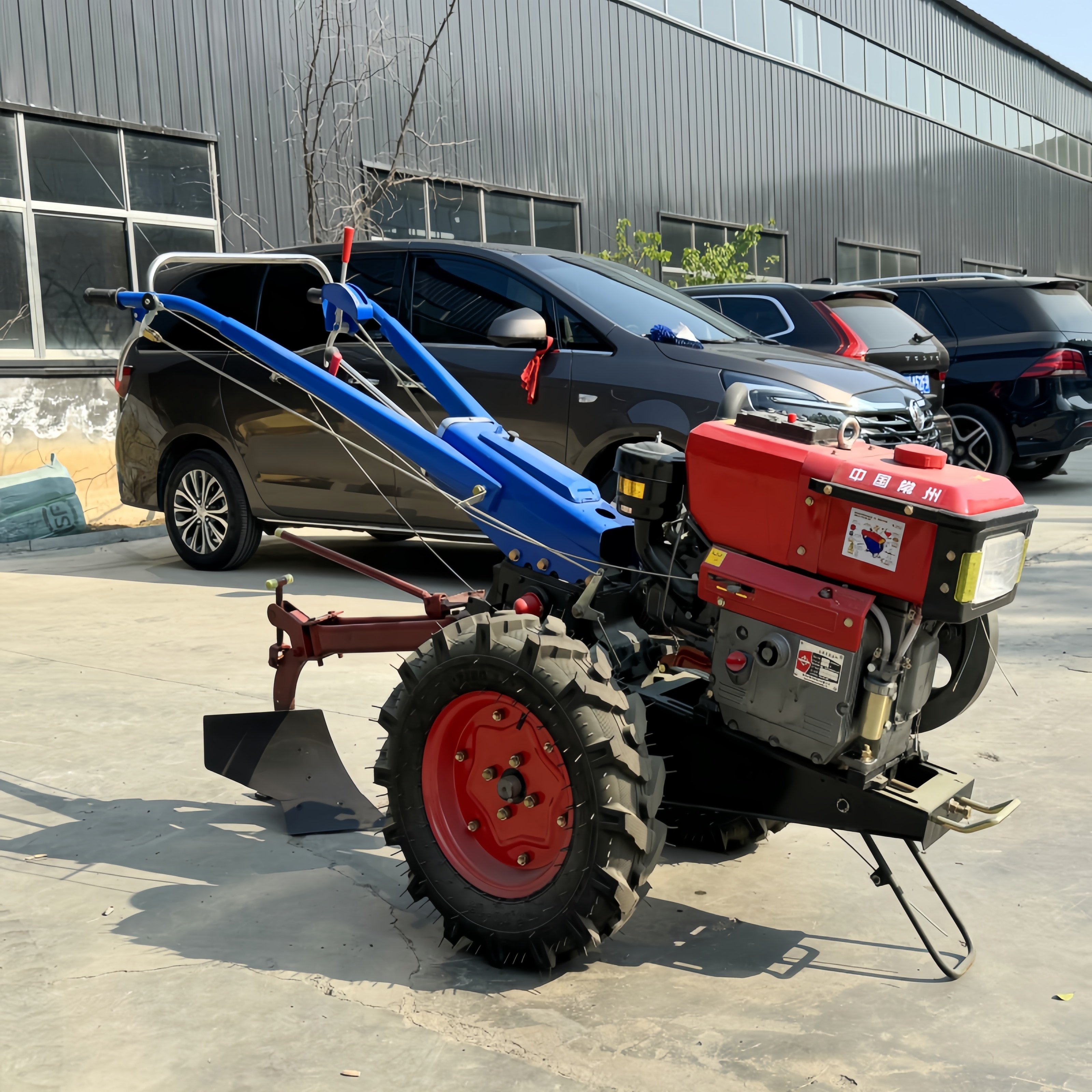 Walking Tractor 2 Wheel Drive Mini Farm Agriculture Plough TractorDiesel Farm Tractor Equipment Agricultural Mini Tractores