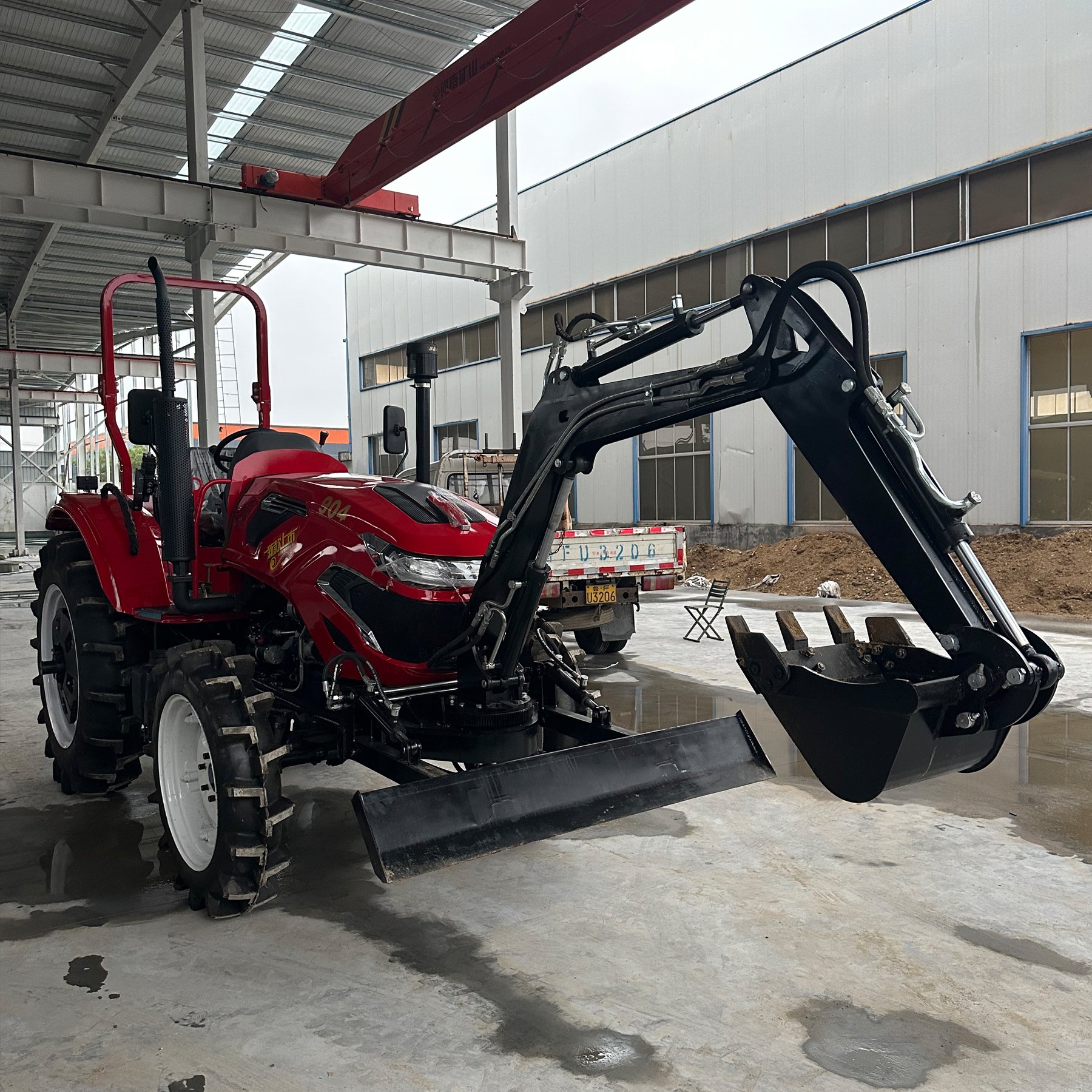 50 hp 80 hp 100 hp Wheeled Tractor diesel Engine Agricultural Four-wheel Mini Tractor for Home Use