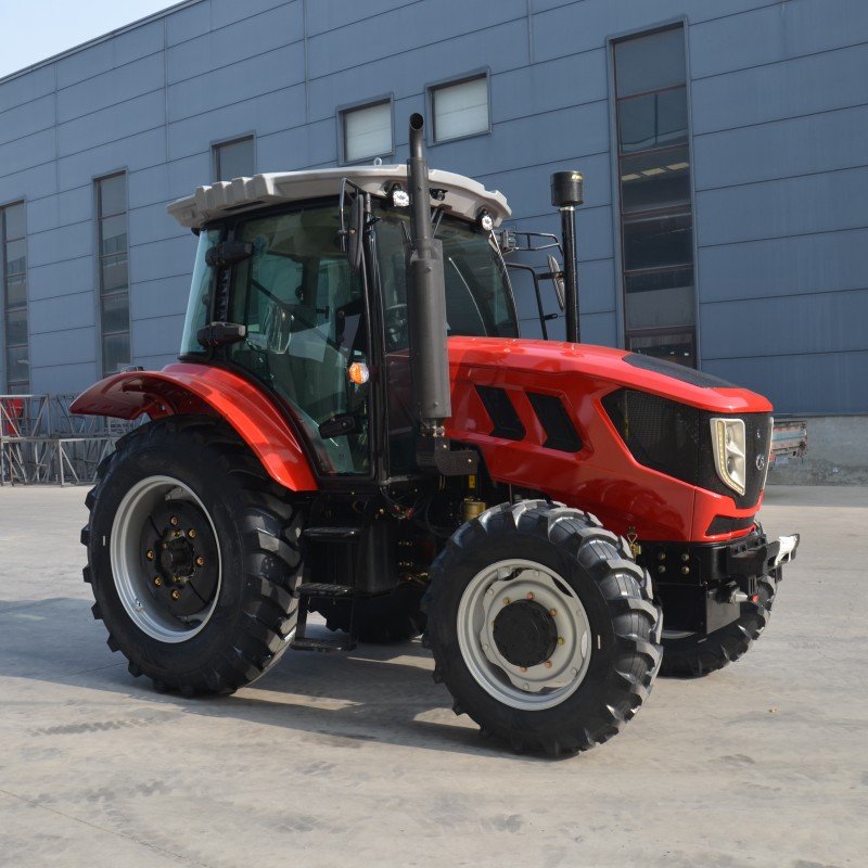 HB1104 4x4 AC Cabin Traktor for Agriculture 4wd Farm Tractors for Sale diesel Engine Trator