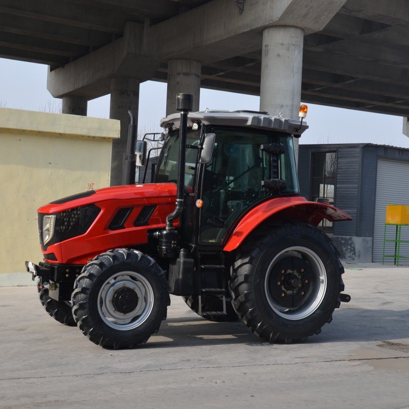 HB1104 4x4 AC Cabin Traktor for Agriculture 4wd Farm Tractors for Sale diesel Engine Trator