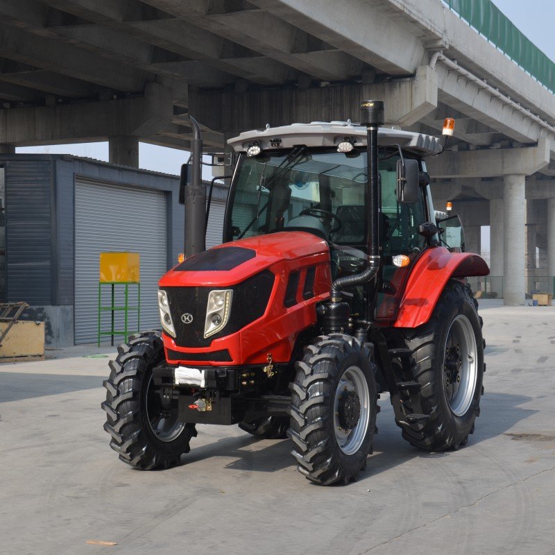 HB1104 4x4 AC Cabin Traktor for Agriculture 4wd Farm Tractors for Sale diesel Engine Trator