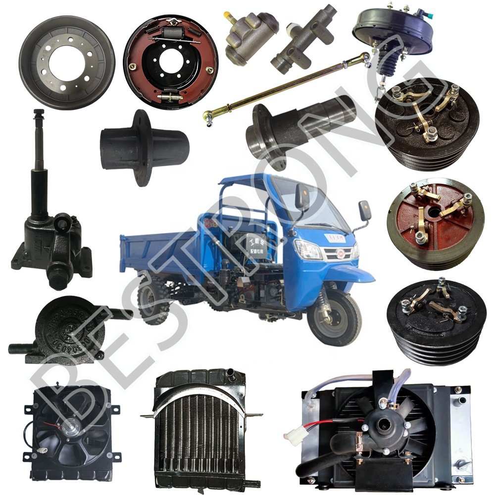 WUZHENG WAW Agriculture 3 Three Wheel Diesel Tricycle Spare Parts Tri-Truck Dumper Factory Manufacturer