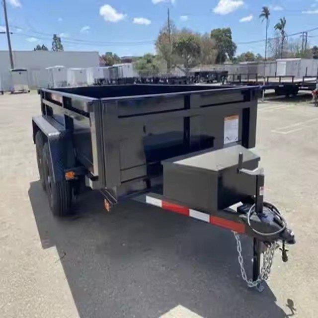 Super Condition Quality 4-Wheel 3-10 Ton Agriculture Farm Trailer 2-Wheel Hydraulic Dump Tractor Trailer for Sale