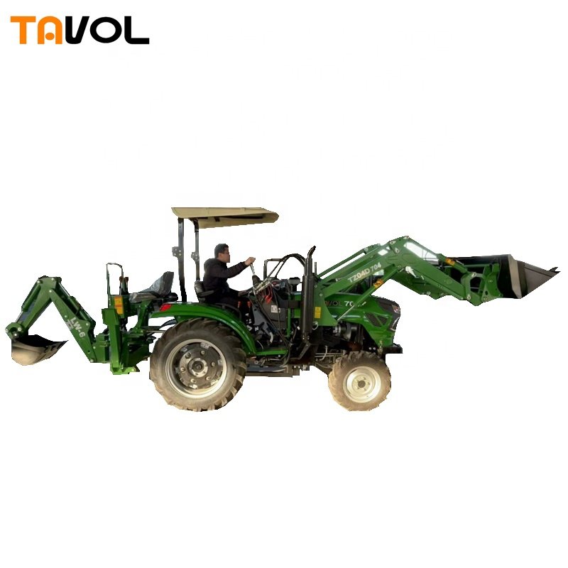 Taian Tractor Supplier Small Wheel Tractor 50hp 60hp 4x4 Sunshade Tractor for Farmer