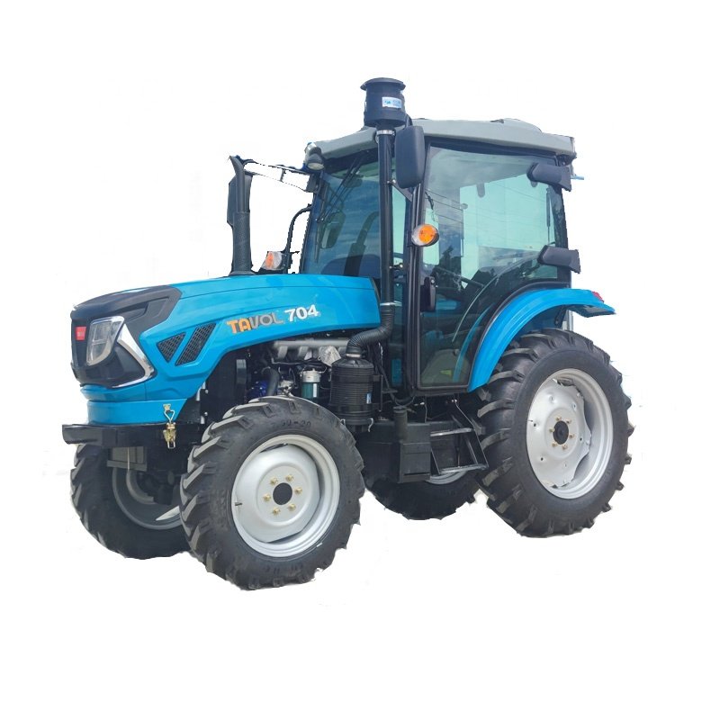Taian Tractor Supplier Small Wheel Tractor 50hp 60hp 4x4 Sunshade Tractor for Farmer